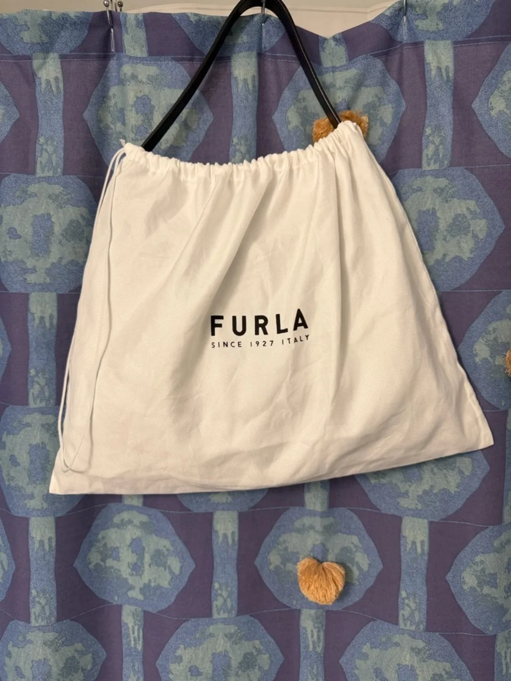 Furla Diamante Black Crocodile Embossed Shoulder Bag - Picture 4 of 10